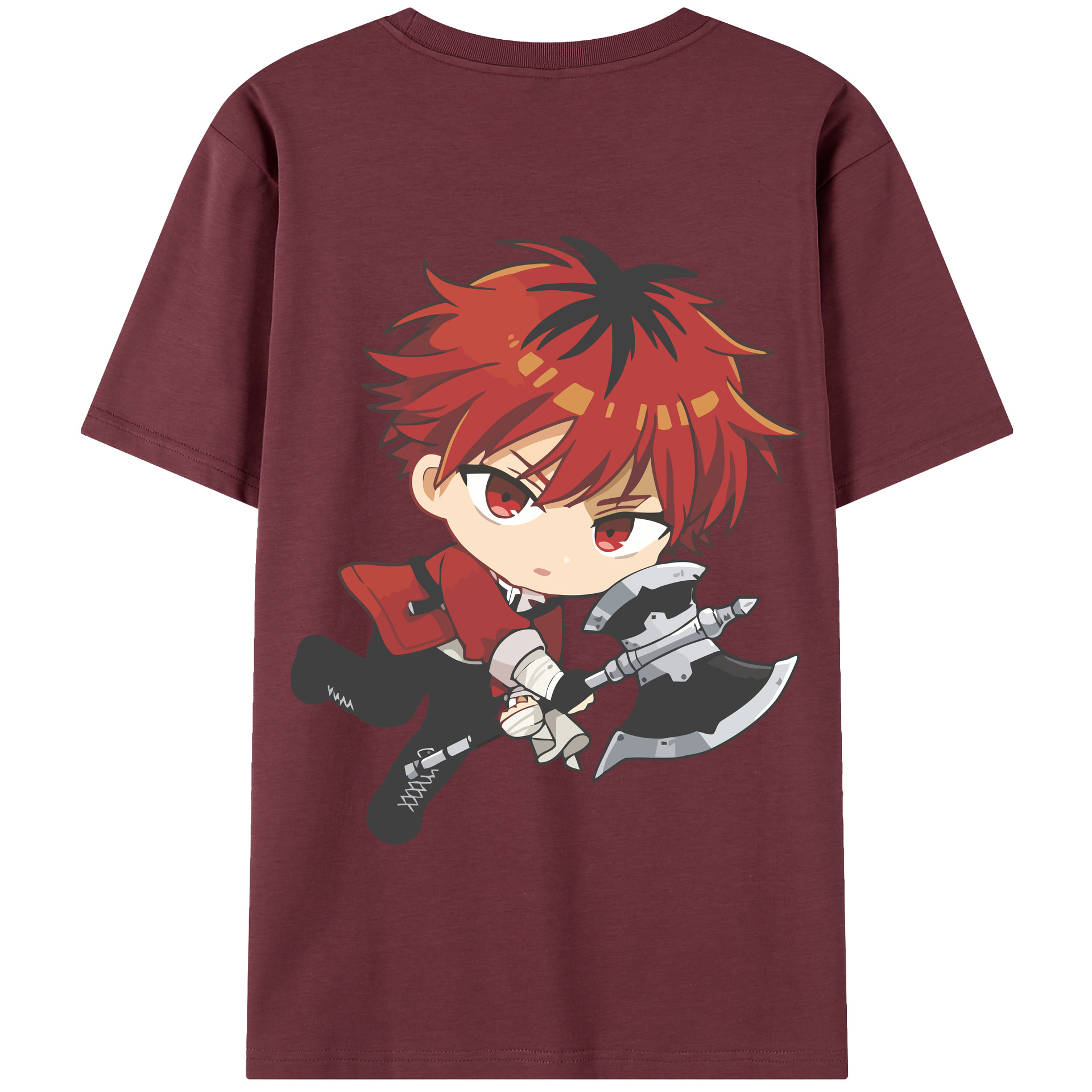 （画像用） 葬送のフリーレン Frieren 綿100％半袖Tシャツ（背面プリント）